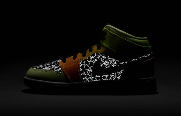 Giày Nike Air Jordan 1 Mid SE 'Aurora Green' BQ6931-037 - Ảnh 7