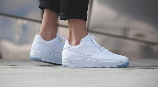 Giày Nike Air Force 1 Ultra Flyknit Low 'White Ice' 817419-100 - Ảnh 2