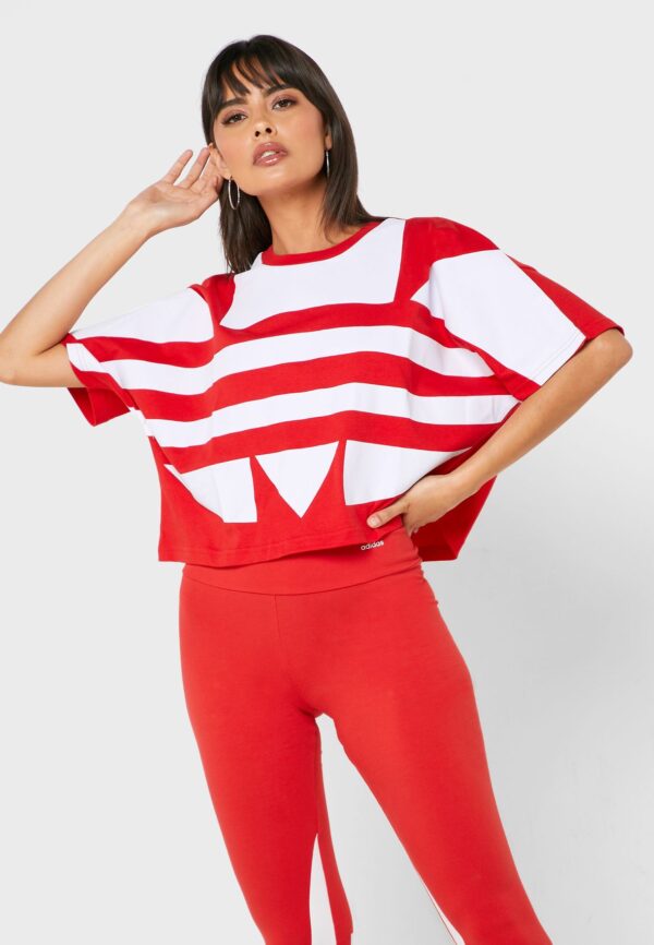 Áo Adidas Large Logo Tee Red FM2565 - Ảnh 3