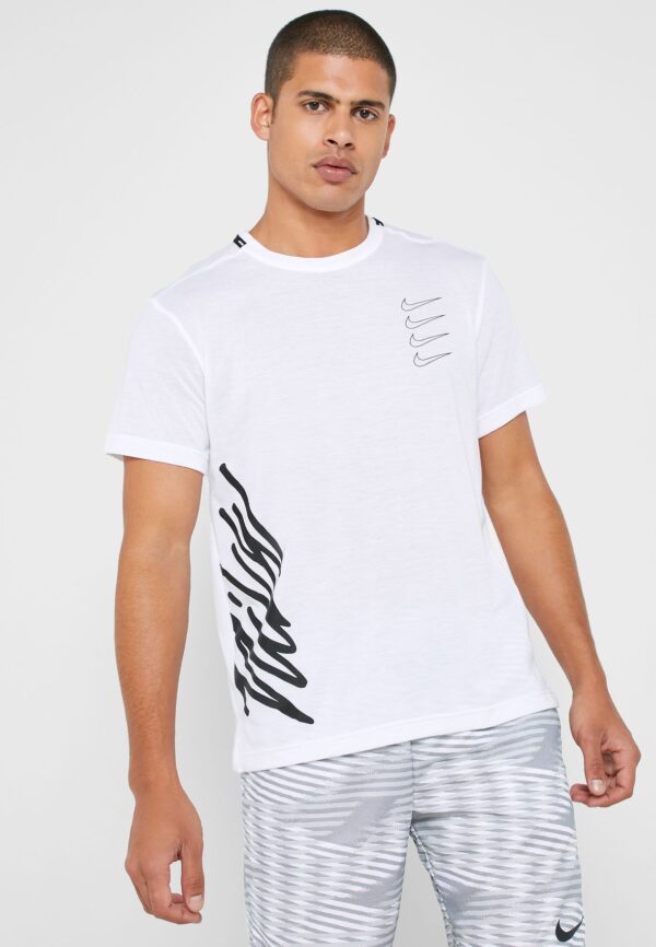 Áo Nike Shorts Sleeve Training Top White CJ4619-100 - Ảnh 2