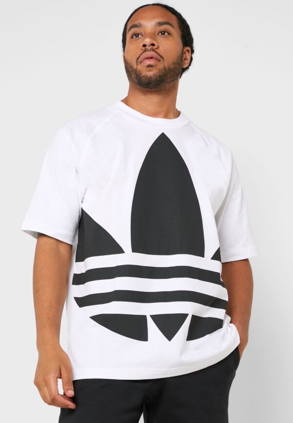 Áo Adidas Big Trefoil Boxy Tee White FM9903 - Ảnh 6