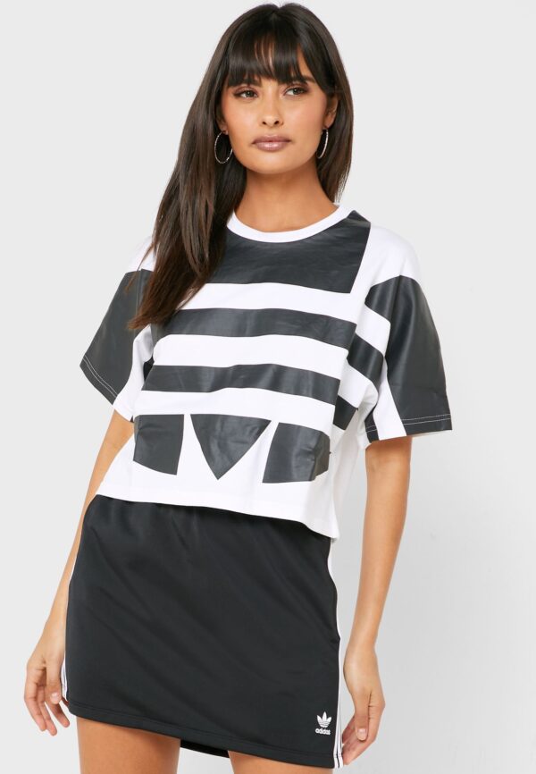 Áo Adidas Large Logo Tee White FM2564 - Ảnh 3