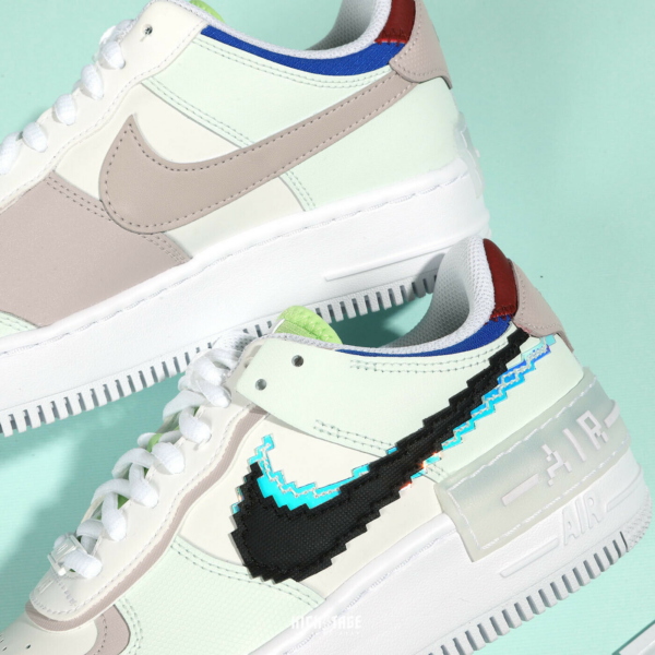 Giày Nike Air Force 1 Shadow SE 'Pixel Swoosh Barely Green' CV8480-300 - Ảnh 9