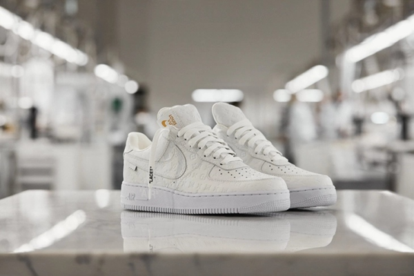 Giày Nike Air Force 1 Low x Louis Vuitton Virgil 'White' CT1741-101 - Ảnh 3