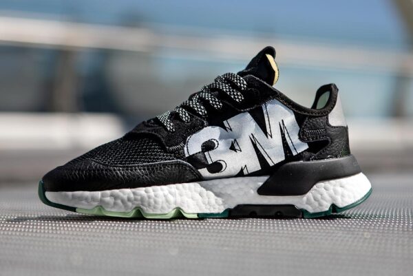 Giày 3M x Adidas Wmns Nite Jogger 'Carbon' EE5914 - Ảnh 4