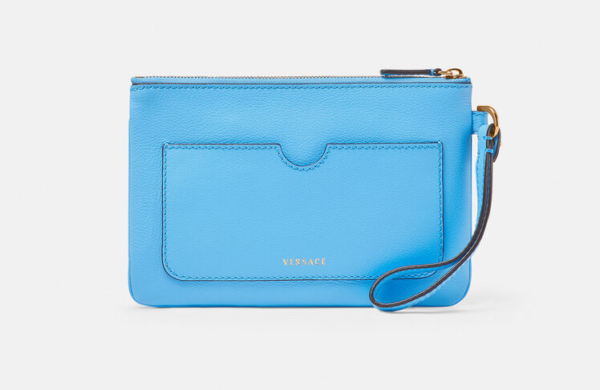 Túi Versace La Medusa Pouch DV Blue 1000743-DVIT3T-1U38V - Ảnh 2