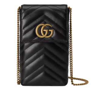 Túi Gucci GG Marmont Matelassé Mini Black Leather ‎672251-DTDHT-1000