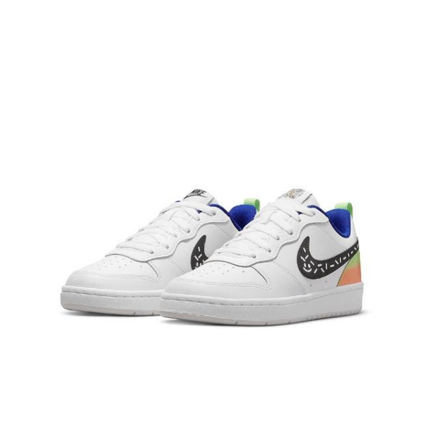 Giày Nike Court Borough Low 2 GS 'White Black Photon Dust' DV1367-101 - Ảnh 2