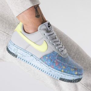 Alternative view of Giày Nike Wmns Air Force 1 Low Crater 'Pure Platinum' CT1986-001