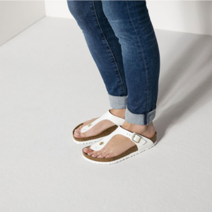 Dep Birkenstock Gizeh 'White Narrow' 1005300