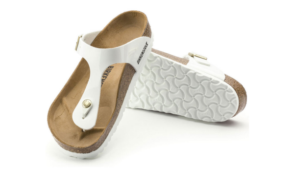 Dep Birkenstock Gizeh 'White Narrow' 1005300
