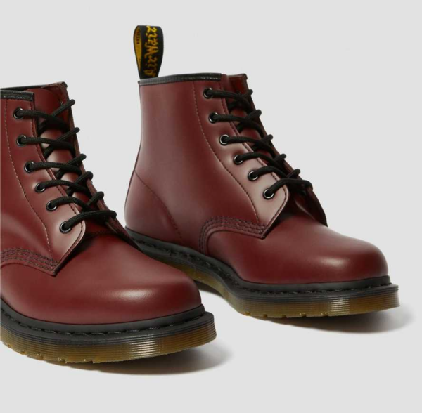 Giày Dr.Martens 101 Smooth Leather 'Red' 10064600 - Ảnh 2