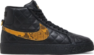 Giay Nike Zoom Blazer Mid QS SB x Supreme 'Black Snakeskin' DV5078-001
