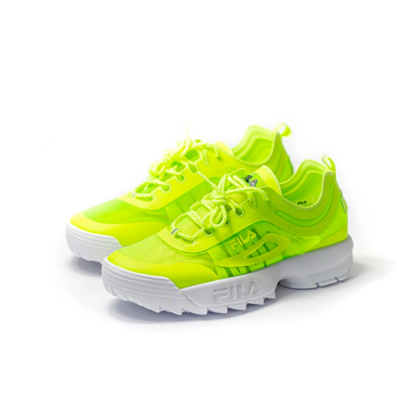 Giày Fila Disruptor Run Neon Lime 1010910-60M - Ảnh 3