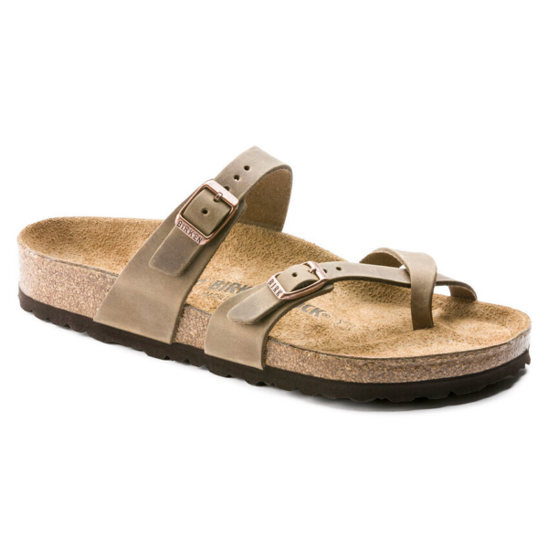Dep Birkenstock Mayari Oiled Leather 'Tobacco Brown' 1011433