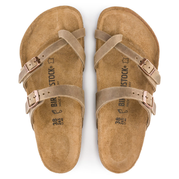 Dep Birkenstock Mayari Oiled Leather 'Tobacco Brown' 1011433