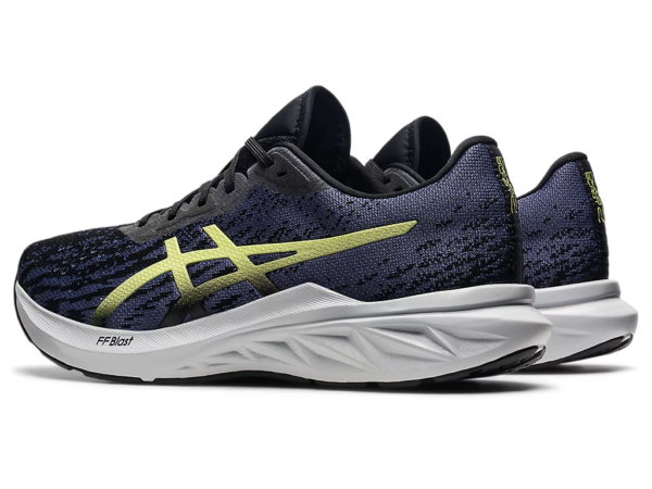 Giay Asics Dyna Blast 2 Black Gold Yellow 1011B205-001