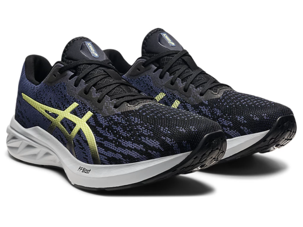 Giay Asics Dyna Blast 2 Black Gold Yellow 1011B205-001