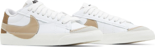 Giày Nike Blazer Low 77 Jumbo 'Khaki Hazel Rush' DZ2772-121 - Ảnh 4