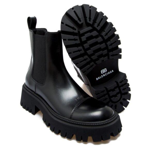 Giày Balenciaga Tractor Bootie 'Black' 636599-WA8E9-1000 - Ảnh 4
