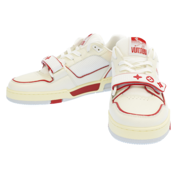 Giày Louis Vuitton LV Trainers 2021 'Red Royal' 1A98VI - Ảnh 2