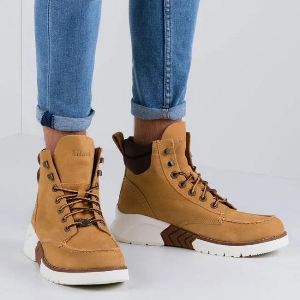 Giày Timberland Booties Leather Yellow A27WC - Ảnh 6