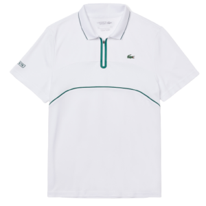 Áo Lacoste Piqué Zip Tennis Polo Shirt DH9658-51-OKR