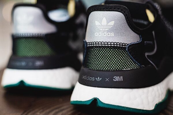Giày 3M x Adidas Wmns Nite Jogger 'Carbon' EE5914 - Ảnh 8