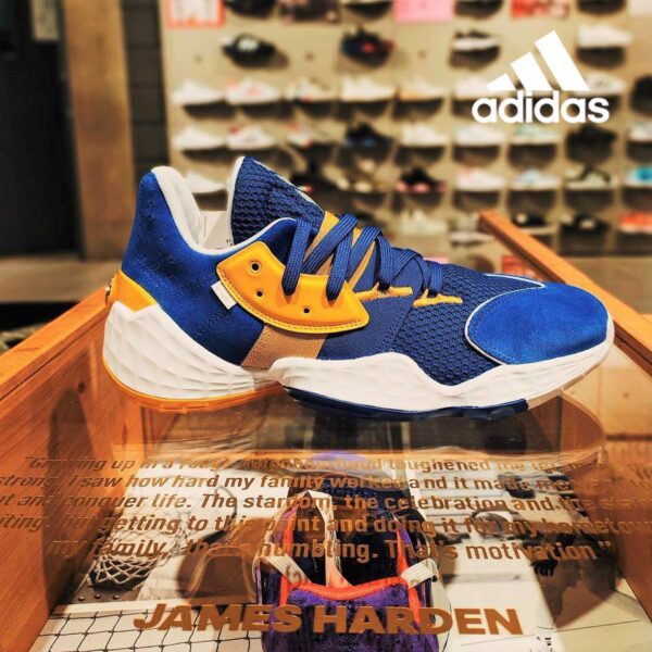 Giày Adidas Harden Vol. 4 'Su Casa Mi Casa Golden State Warriors' FW7497 - Ảnh 4