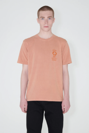 Ao Stussy x Our Legacy Work Shop Surf Skull Pigment Dyed Tee 'Clay'