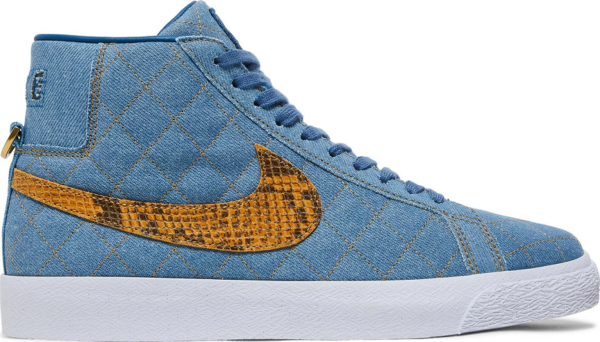 Giày Nike Supreme x Zoom Blazer Mid QS SB 'Denim' DX8421-400