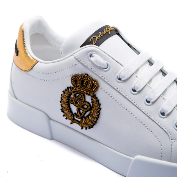 Giày Dolce & Gabbana Portofino Low Top White CS1761-AH136-8I047 - Ảnh 2