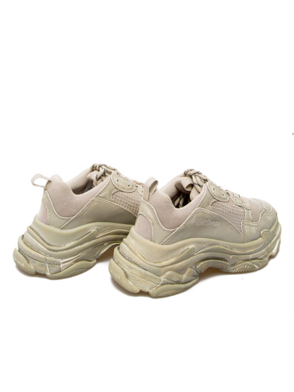Giày Balenciaga Triple S Sneaker 'Light Beige Faded' 536737 W3CN3 9700 - Ảnh 4
