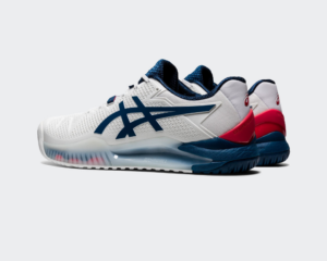 Giay Tennis Asics Gel Resolution 8 'Blue Red White' 1041A113-103
