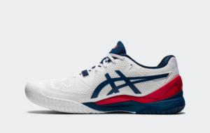Giay Tennis Asics Gel Resolution 8 'Blue Red White' 1041A113-103