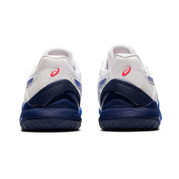 Giày Tennis Asics Gel Resolution 8 Wide 'White Blue' 1042A097-107 - Ảnh 6