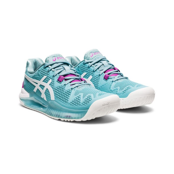 Giày Tennis Asics Wmns Gel Resolution 8 Wide 'Smoke Blue' 1042A097-403 - Ảnh 5