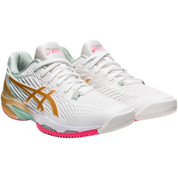 Giày Tennis Asics Wmns Solution Speed FF 2 LE 'White Champagne' 1042A142-100 - Ảnh 4