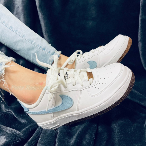 Giày Nike Air Force 1 LV8 GS 'Indigo' DA3093-100 - Ảnh 5