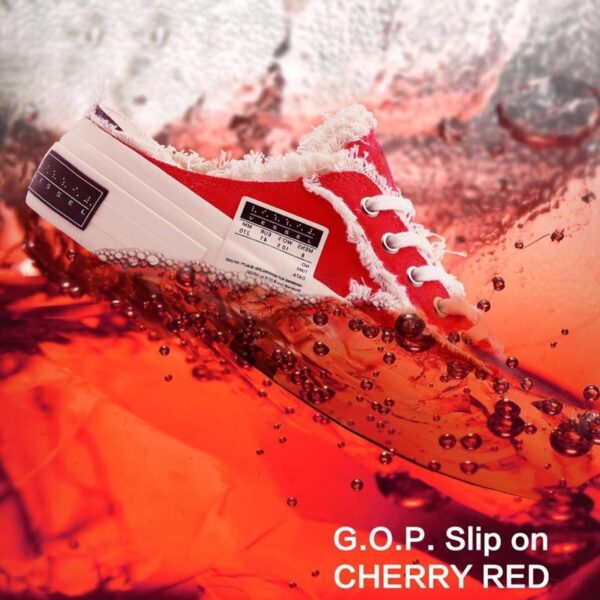 Giày Xvessel G.O.P. Slip On Cherry Red S20X005R - Ảnh 4