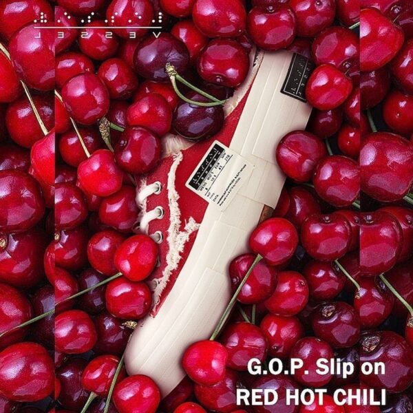 Giày Xvessel G.O.P. Slip On Cherry Red S20X005R - Ảnh 6