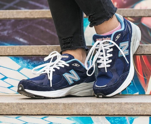 Giày New Balance 990v3 Made in USA 'Navy' W990NV3 - Ảnh 3