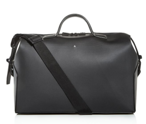 Túi Montblanc Leather Duffel Bag In Black 123941