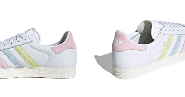 Giày Adidas Originals Gazelle 'White Pink' FX0049 - Ảnh 5