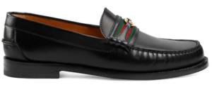 Giày Gucci Men's Loafer Double G 'Black Leather' ‎‎644724-17X10-1060