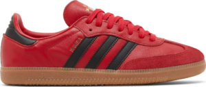 Giay Adidas FC Bayern Munich x Samba Team 'Power Red Black' HQ7031