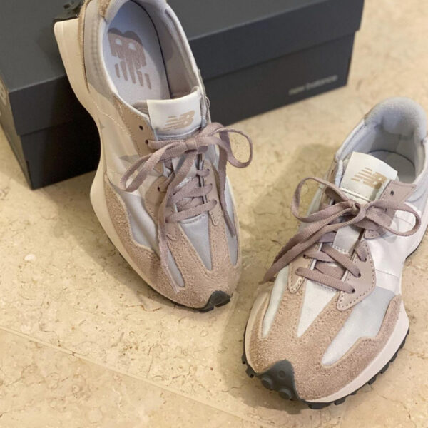 Giày New Balance Wmns 327 'Grey Beige' WS327SFA - Ảnh 2