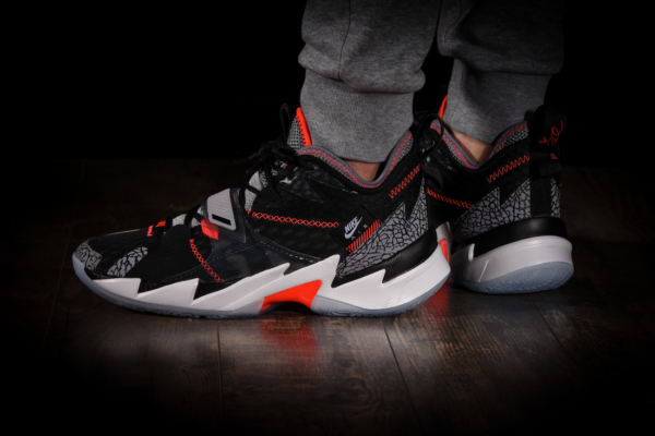 Giày Nike Jordan Why Not Zer0.3 GS 'Black Cement' CD5804-006 - Ảnh 4