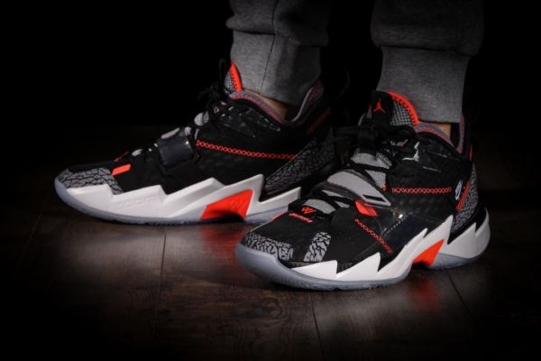 Giày Nike Jordan Why Not Zer0.3 GS 'Black Cement' CD5804-006 - Ảnh 3