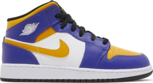 Giay Nike Air Jordan 1 Mid GS 'Lakers' DQ8423-517